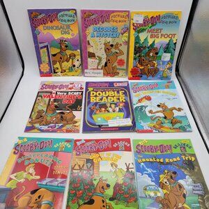 SCOOBY DOO Lot of 9 Level 1-2-3 Beginning Readers for Ages 6 -9 - RB031